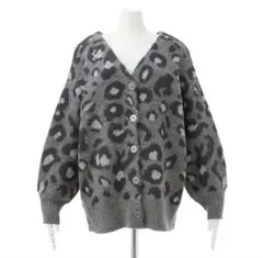 INGNI ロングカーディガン　レオパード　ヒョウ柄　カーディガン　イング