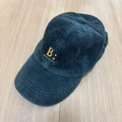 コーデュロイ　キャップ　ビーミング　ビームス　ダークグリーン　秋冬　52-54