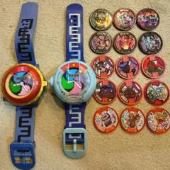 DX妖怪ウォッチ零式　妖怪ウォッチUプロトタイプ 2個とコイン16枚セット