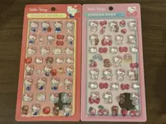 キャラクターシール 2枚セット ボンボンドロップ キティ