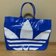 Adidas ビッグロゴ エナメルバッグ スポーツジム