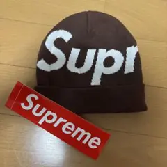 Supreme ニット帽 ビーニー ブラウンのサムネイル