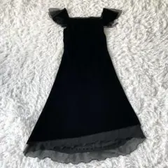 ヤマダヤ 日本製 ドレス フォーマル 結婚式 パーティ ブラック 33