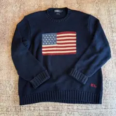Polo by Ralph Lauren ネイビーセーター XL 90s