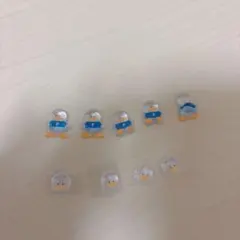 はぴだんぶい ボンボンドロップシールミニ あひるのペックル 9個