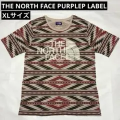 THE NORTH FACE ノースフェイスパープルレーベル 幾何学模様Tシャツのサムネイル