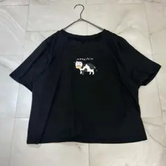 未使用級！SHEIN シーイン 牛Tシャツ ブラック XLサイズ