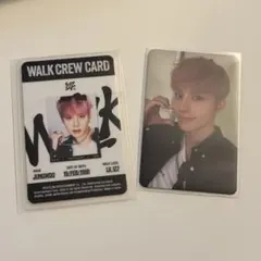 NCT127 ジョンウ WALK Poster crew card トレカ