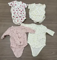 ベビー肌着 4点セット コットン100% 70㎝　UNIQLO