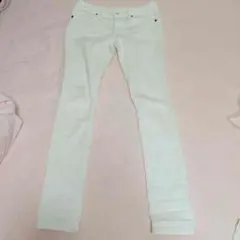 白パンツ★ジーパン デニム 綿パン