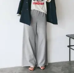 【期間限定価格】スウェットルーズパンツ　spick&span グレー　38