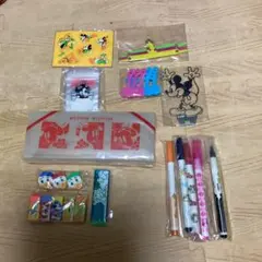 ディズニー　文房具　セット　ペン　ペンケース　消しゴム　いろいろセット