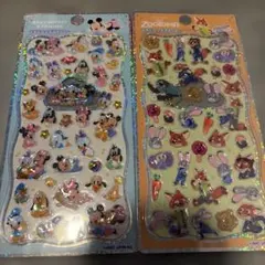 プチドロップステッカー　ベビーミッキー&フレンズ　ズートピア