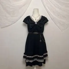 希少 axesfemme ロリータ 姫ギャル Y2K ゴスロリチェックワンピース