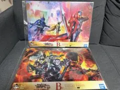 一番くじB賞　仮面ライダーセイバー　仮面ライダージオウ　ビジュアルシートセット