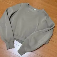 GU スウェット パーカー L ショート丈 レディース トップス