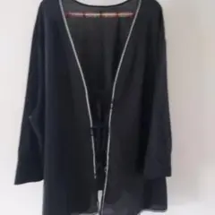 お値下げ❗kastane黒いオープンフロントカーディガン