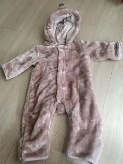 恐竜デザインロンパース 60-70cmピンク