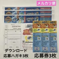 ガリガリ君　ポケモン　応募券3枚 ダウンロード応募ハガキ3枚　懸賞応募