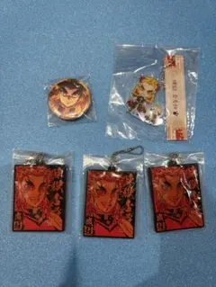 鬼滅の刃 煉獄杏寿郎 缶バッジ アクリルキーホルダーセット - メルカリ