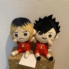 【ハイキュー】黒尾鉄朗&孤爪研磨ハイキュー展ぬいぐるみ　2体セット