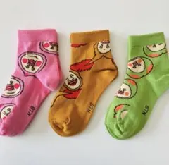 こびとづかん　キッズソックス3足セット