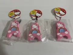 ハローキティ ストラップ 3個セット