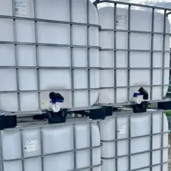 1000L 물 저장 탱크 2개 세트 IBC 컨테이너+제한된 부속품
