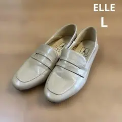 ELLE PLANETE ベージュ ローファー　Ｌのサムネイル