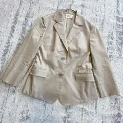 ストロベリーフィールズ　訳アリ！テーラードジャケット　ストレッチ　べージュ