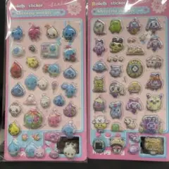 ❣️しずくandたまごっちリリーフキャラクターシール 2パック