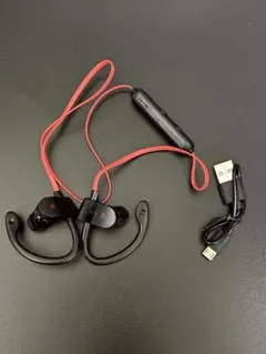 【未使用】ワイヤレスイヤホン ブラック/レッド