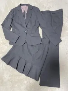 洋服の青山 グレー ビジネス スーツ n-line Precious