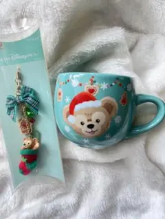 Disney ダッフィー スーベニアマグカップ ストラップ キーホルダー