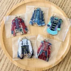 【新品未使用】ツイステッドワンダーランド 衣装刺繍チャーム 5個セット