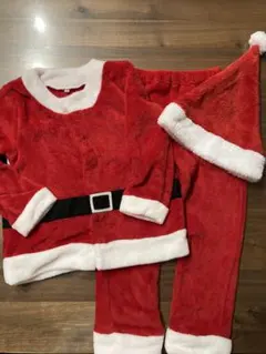 サンタコスチューム 120cm 上着・ズボン・帽子セット