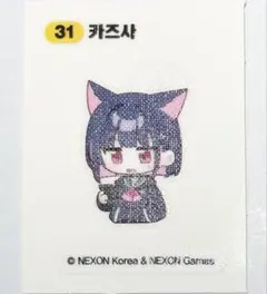 ブルーアーカイブ ブルアカ 韓国 GS25 ステッカー シール カズサのサムネイル