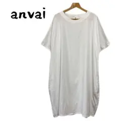 anvai かぶるだけワンピース 半袖 ワンピース