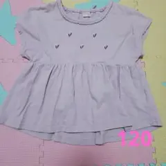 tete a tete 花柄刺繍 半袖Tシャツ 120cmのサムネイル