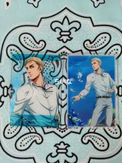 進撃の巨人　カワスイ　水中浮遊ver.　エルヴィン　アクリルカード　セット