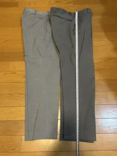 ユニクロ　スマートアンクルパンツ　グレー ライトグレー2枚セット