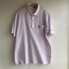 Black & White 薄紫 ポロシャツ L USEDのサムネイル