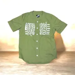 【現在完売品】LEFLAH オリーブカラー ベースボールシャツのサムネイル