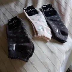 EAST BOY 花柄ソックス 3足セット 19-24cm