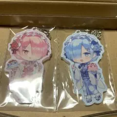 Re:ゼロから始める異世界生活 ペアーアクリルキーホルダー ラム&レム