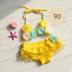 【新品未使用】ベビー キッズ 水着 90 ビキニ