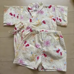 金魚柄 甚平 90cm