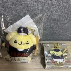 タイトーくじ　侍ジャパン　サンリオ　ポムポムプリン2点セット