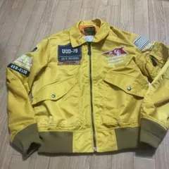 アヴィレックス似　イエロー MA-1 フライトジャケット