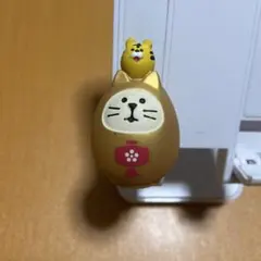デコレ コンコンブル 開運カラー福猫だるま 金